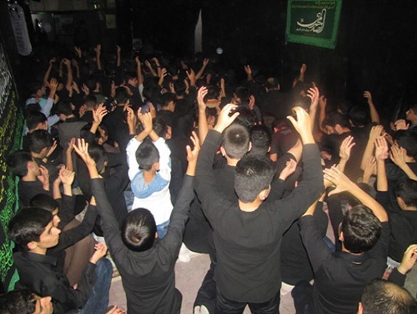 برپایی هیئت عزا در اتحادیه انجمن اسلامی گلستان +تصاویر
