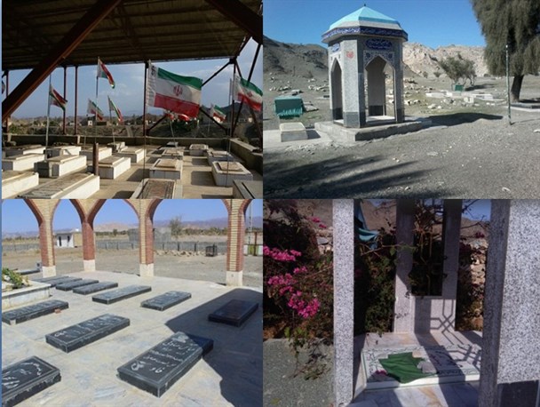 گلزار نورانی ۲۰۱ شهید منوجانی ؛همچون نگینی در روستاها می درخشد/تصاویر