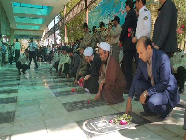 گلزار شهدای قوچان غباروربی شد