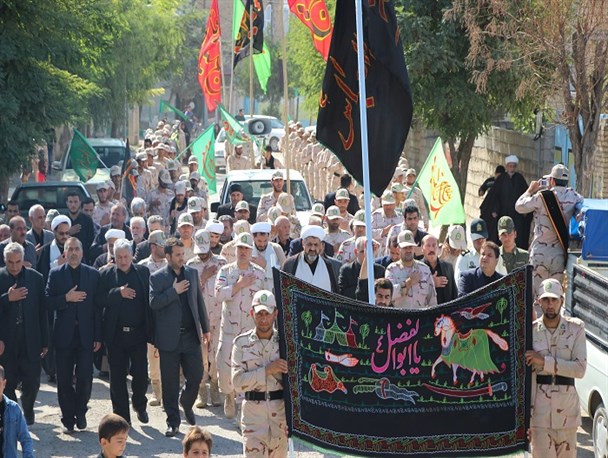 برپایی دستجات عزاداری در شهر مرزی اصلاندوز+تصاویر