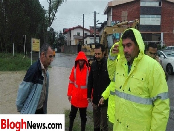 بحران آبگرفتگی و سیل در شهرستان نور