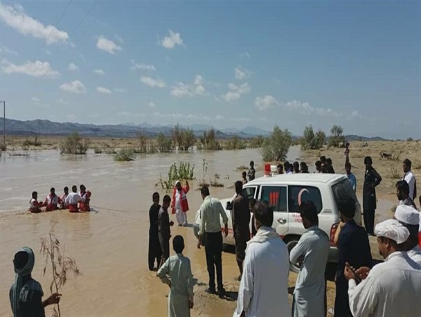 امدادرسانی به ۹۱۹ نفر آسیب دیده در روستاهای سیل‌زده سیستان و بلوچستان