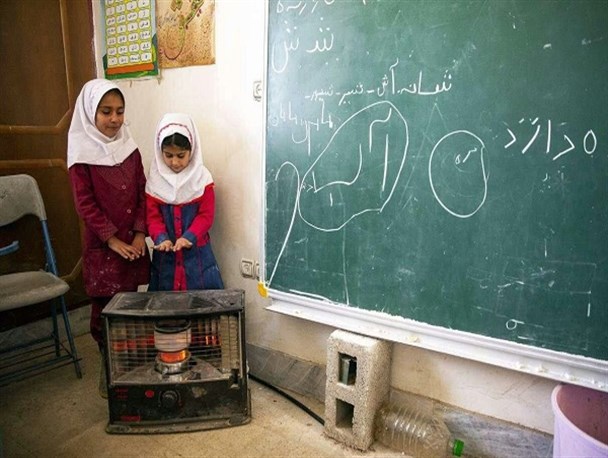 مدرسه بدون بخاری نفتی، در مراوه تپه عملیاتی شد