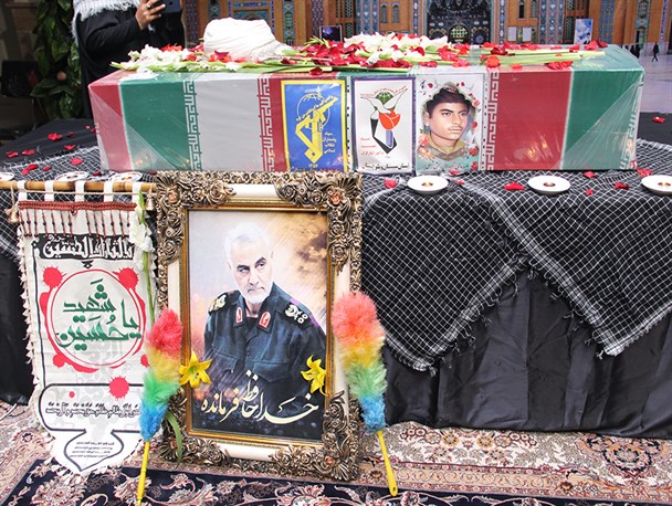 استقبال از پیکر پاک و مطهر شهید تازه تفحص شده در زاهدان