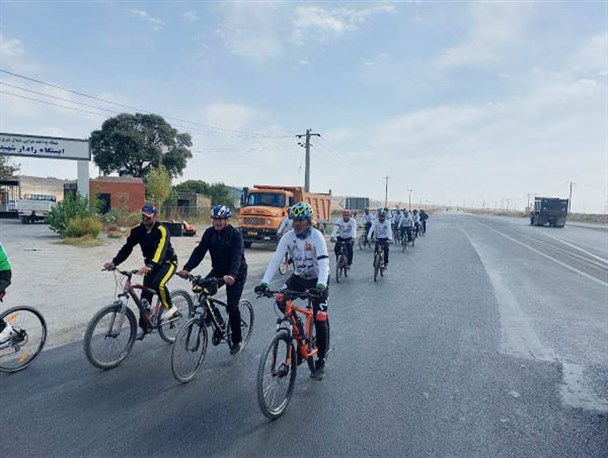 اعزام تیم دوچرخه سواری محبان‌الرضا(ع) سرخس به حرم رضوی