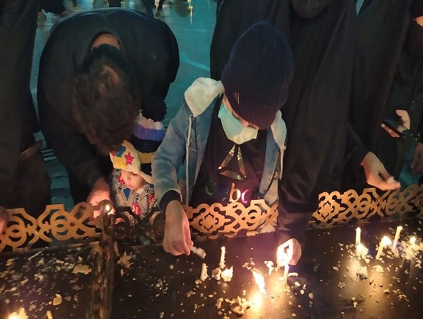 مراسم شب شام غریبان شهادت امام رضا(ع)در مشهد+تصاویر