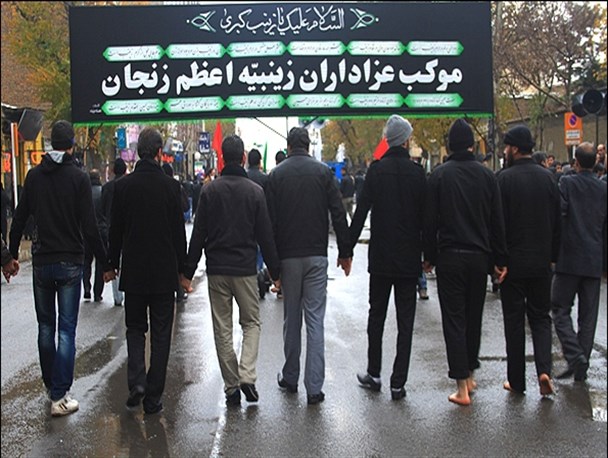 ندای "یا زینب، یا زینب" در زنجان طنین انداز شد