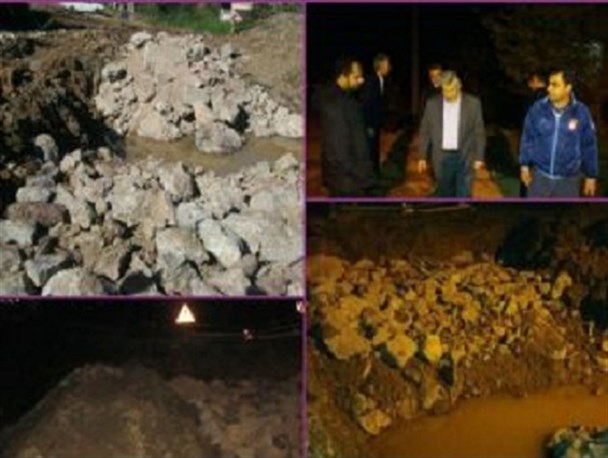 بهسازی جاده مسدود شده به کندی پیش میرود +عکس