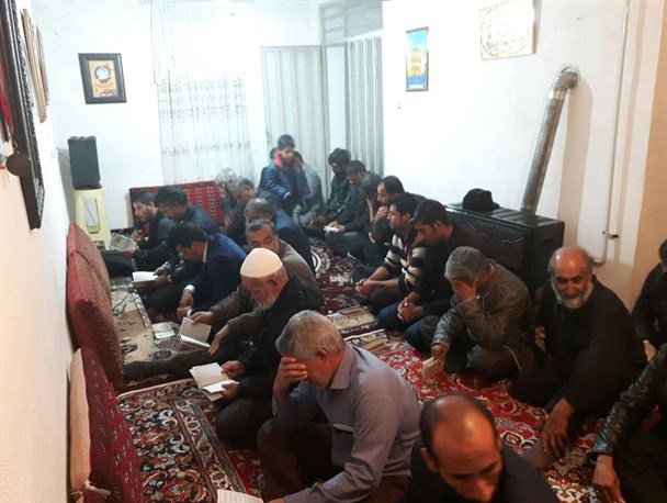تصاویر/ مراسم عزاداری شهادت حضرت رقیه (س) در منزل پدر شهید مدافع حرم