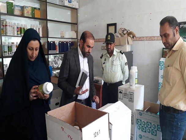 اجرای مانور مبارزه با سموم و محصولات شیمیایی کشاورزی قاچاق  در نی ریز
