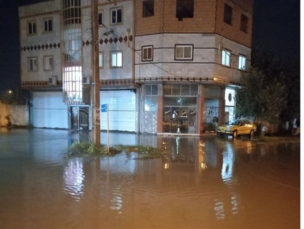 خسارت سیل پاییزی به مناطق مسکونی بهنمیر/ رودخانه «تلار» طغیان کرد