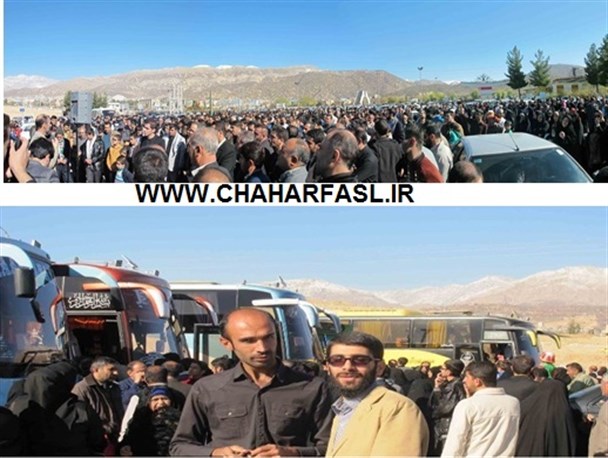حرکت کاروان پیاده روی اربعین حسینی 93 مرکز کهگیلویه وبویراحمد+تصاویر