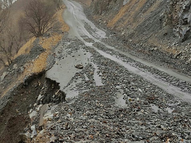 خسارت بیش از ۳ میلیاردی باران به راه های روستایی سردشت