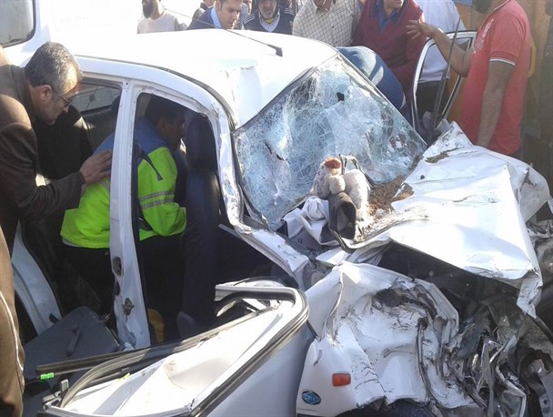 روز پر حادثه در بندرگز یک قربانی گرفت/4 حادثه در طول 3 ساعت+ تصاویر