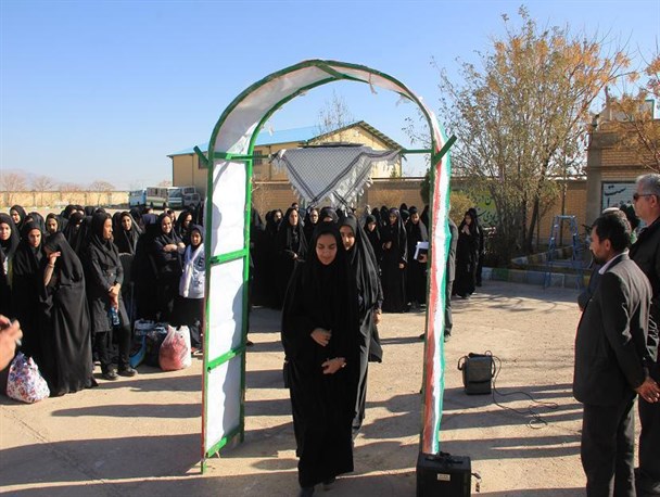 اعزام دانش آموزان شهرستان جاجرم به اردوی راهیان نور