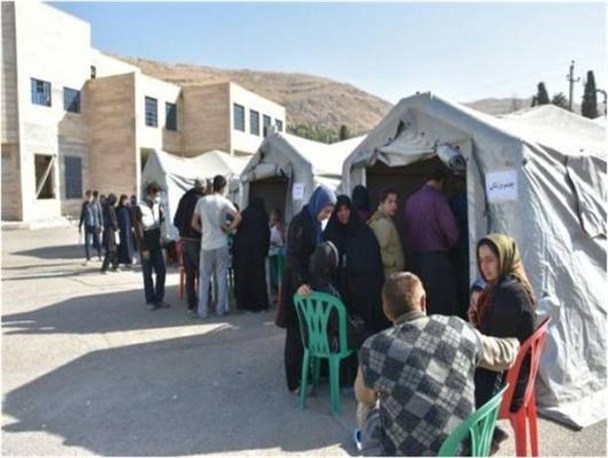 ۱۹ هزار نفر در بیمارستان صحرایی سرپل‌ذهاب مداوا شدند