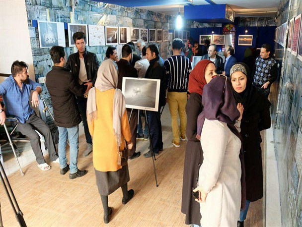 نمایشگاه آثار برگزیده چهارمین جشنواره بین المللی عکس خیام در یاسوج افتتاح شد + تصاویر