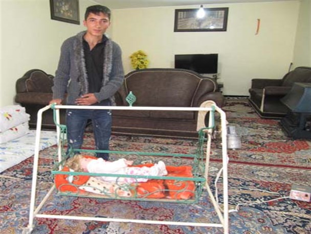 دانش آموز چهارمحال و بختیاری گهواره ی برقی اختراع کرد