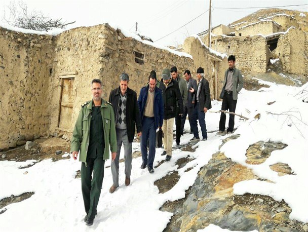 بازدید فرمانده سپاه ورزقان از روستای آوانسر+ تصاویر