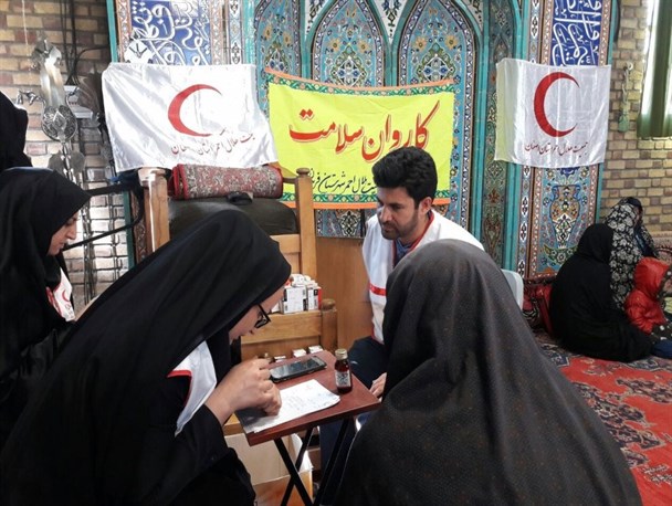 کاروان سلامت در روستاهای قوهک و خلج+ تصاویر