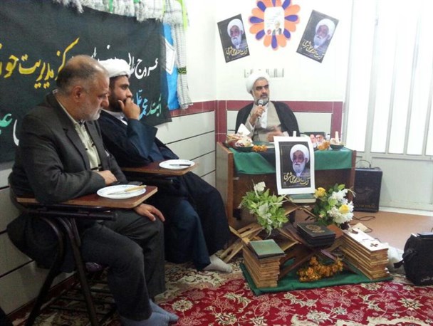 بزرگداشت آیت الله  شرعی  در مدرسه علمیه سعدیه رامیان + تصاویر