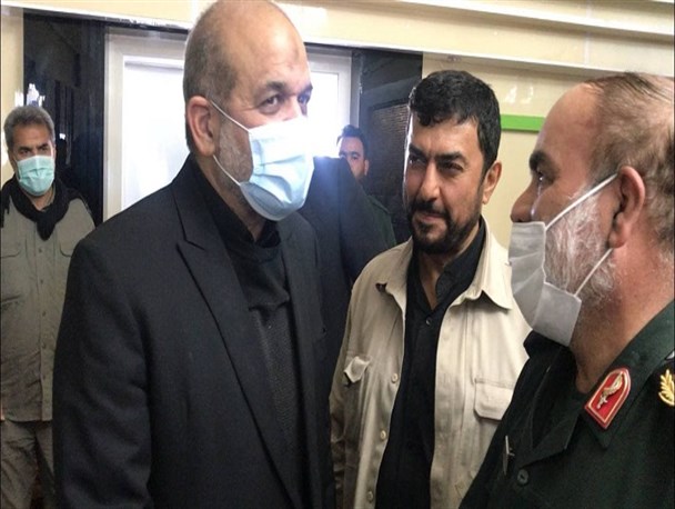"احمد وحیدی" وزیر کشور وارد کنارک شد