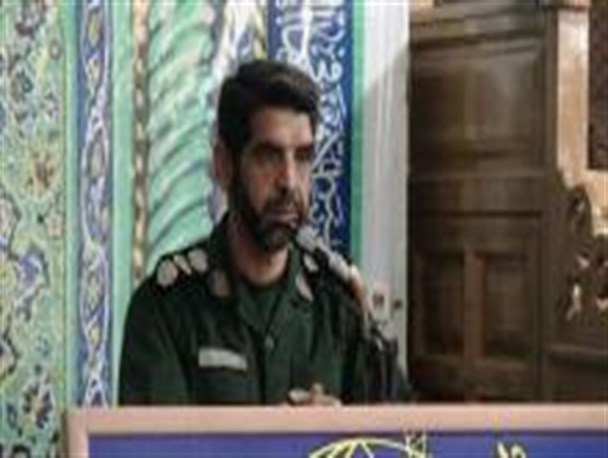 فرمانده گردان سوم پیاده سپاه انصار الرضا(ع) خراسان جنوبی در بشرویه معارفه شد+تصویر