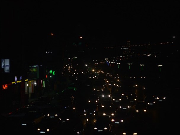 نمایی از ترافیک سنگین اسلامشهر/تصویر