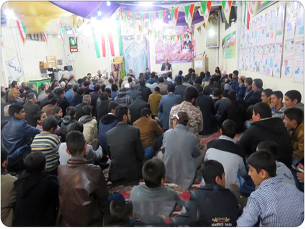 عکس: جشن انقلاب در مسجد رسول اکرم (ص) خرامه