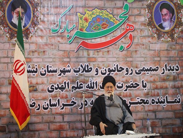 دیدار صمیمی آیت الله علم الهدی با طلاب و روحانیون شهرستان نیشابور