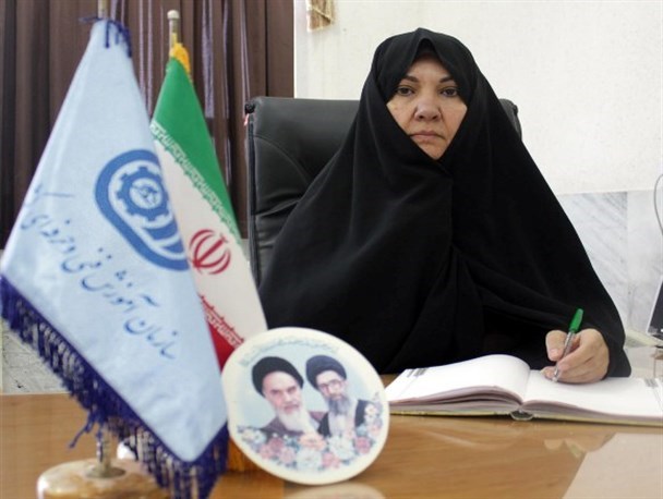 افتتاح نمایشگاه دستاوردهای مهارت آموختگان زن مرکز فنی و حرفه ای خواهران شاهرود