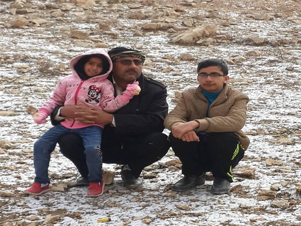 بارش برف در گراش+تصویر