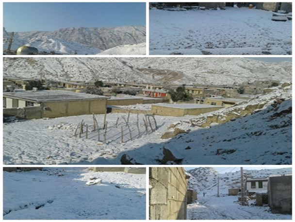 سفید پوش شدن روستای قیام لنده بعد از 10سال + تصاویر