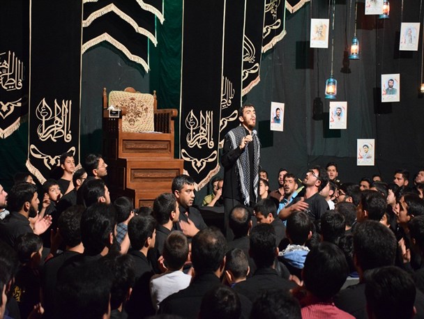 مراسم عزاداری و سوگواری دهه اول فاطمیه در میبد+تصاویر