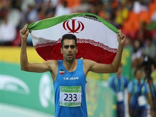 قهرمانی امیر مرادی در دوی ۱۵۰۰ متر دو ومیدانی داخل سالن قهرمانی آسیا