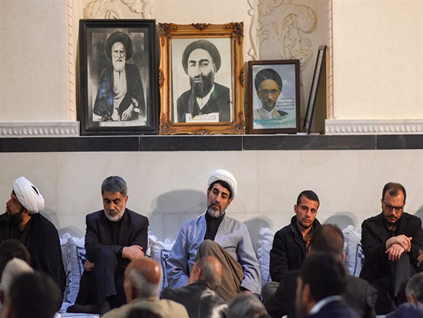 مراسم عزاداری فاطمیه اول در حسینیه اعظم لار