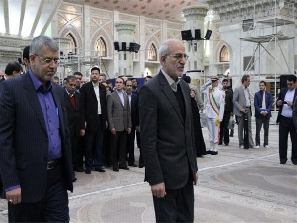 تجدید میثاق استاندار تهران و مسئولان استان تهران با امام خمینی (ره)