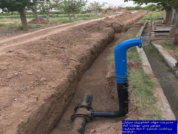 بهره برداری از24 پروژه بخش کشاورزی شهرستان سرایان در ایام الله دهه فجر