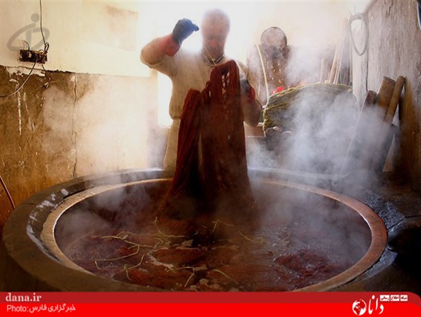 گزارش تصویری/کارگاه رنگرزی در کاشان