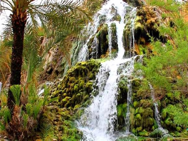 هرمزگان و جاذبه های گردشگری/ آبشار تزرج نقاشی منحصر به فرد طبیعت