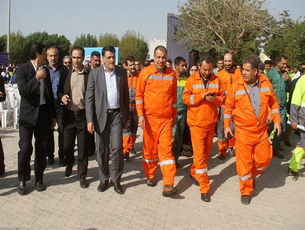 مانور هفته سلامت ، بهداشت و محیط زیست در اهواز
