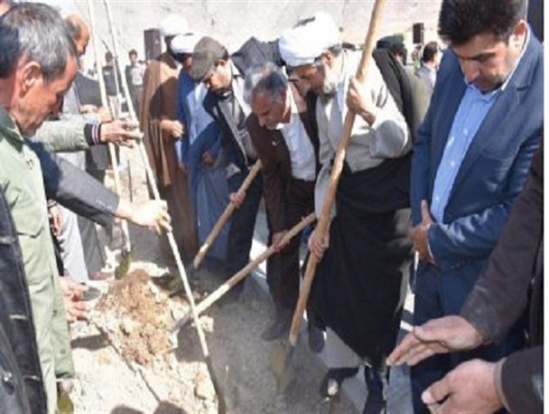 آئین کاشت نهال در شهرستان لنجان+ تصاویر