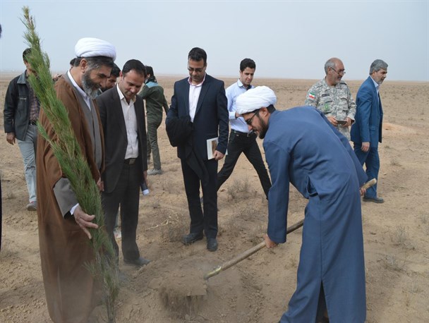 مراسم روز درختکاری در جوین برگزار شد + تصاویر