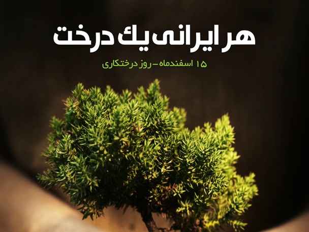 هر ایرانی یک درخت/ پوستر گرافیکی