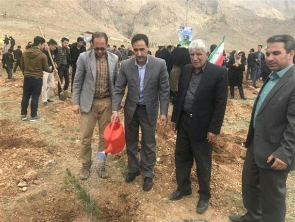 ۶۰۰۰ اصله درخت در دانشگاه رازی کرمانشاه غرس شد