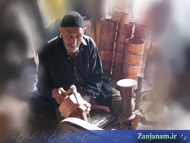 افزایش ظروف مس زنجان در سوغات نوروزی گردشگران سال 94