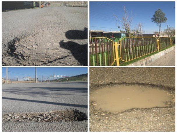 سامان دهی چاله‌‌های خیابان شهر دیشموک با ملات/ بجای سرکله زدن در فضای مجازی شهر را آباد کنید! + تصاویر