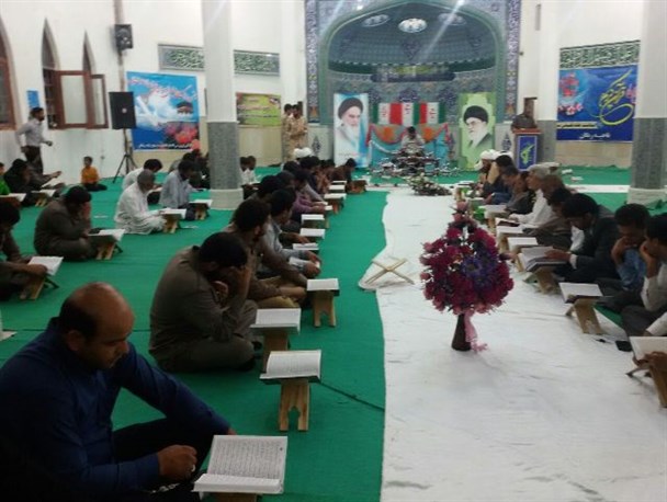 محفل انس با قرآن کریم در ریگان برگزار شد+تصاویر