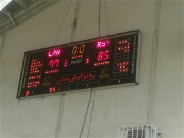 شکست خانگی بسکتبال شهرداری لنگرود مقابل نوآوران گلبند رشت