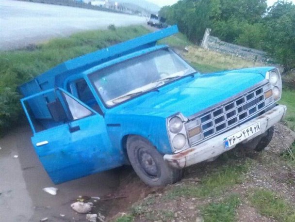 وقوع ۳ حادثه تصادف در نهاوند+ عکس